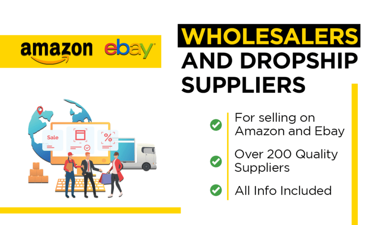 Wholesalers and dropship suppliers