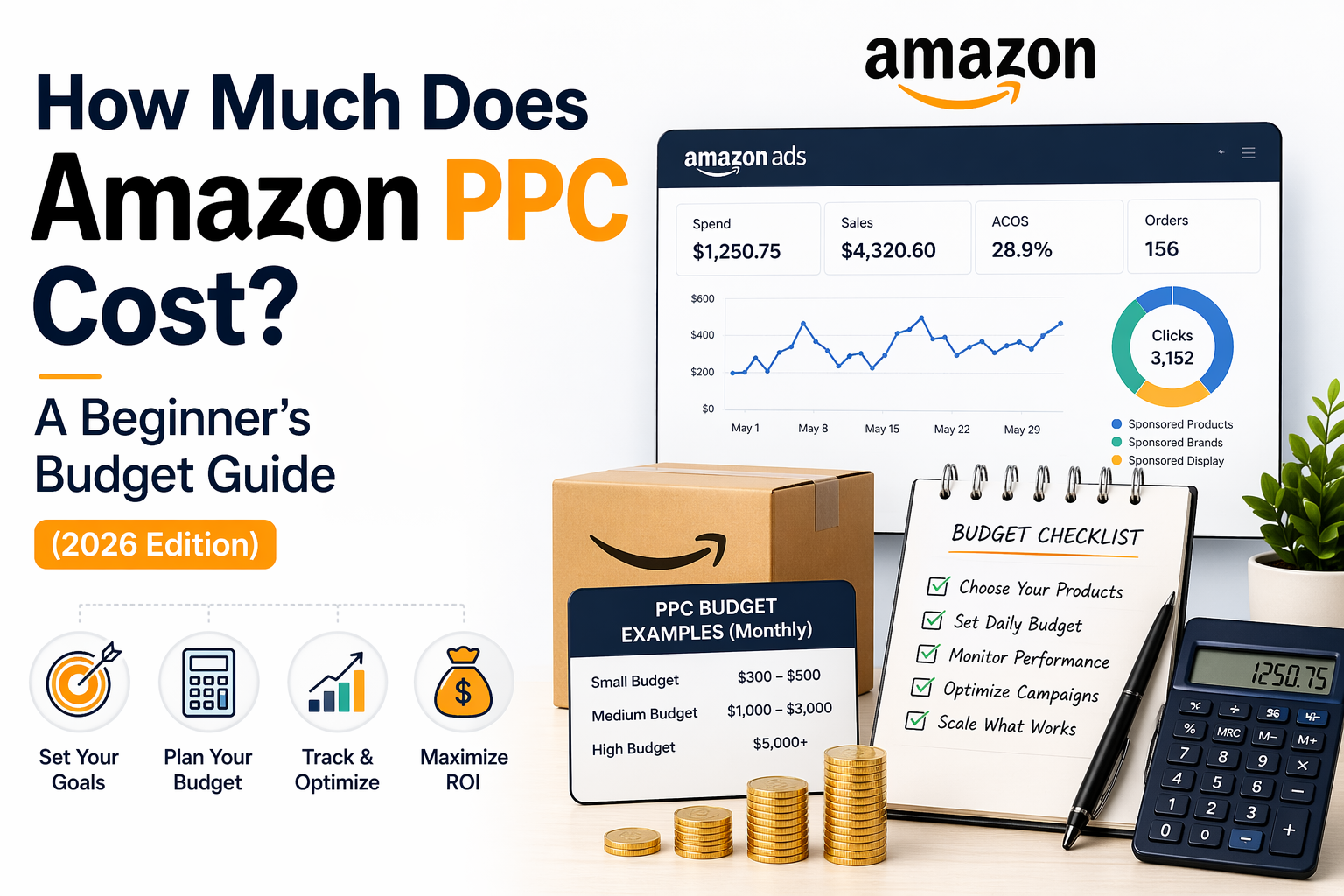 Amazon PPC Cost 2026: Beginner's Budget Guide & Pricing Breakdown