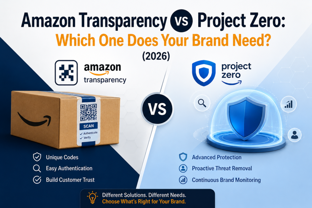 amazon transparency program vs project zero
